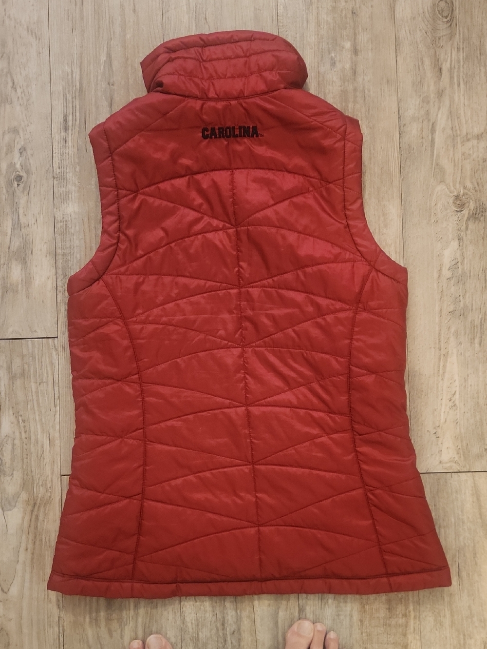 Columbia Red Quilted Puffer Vest - Gamecocks - Picture 3 of 6